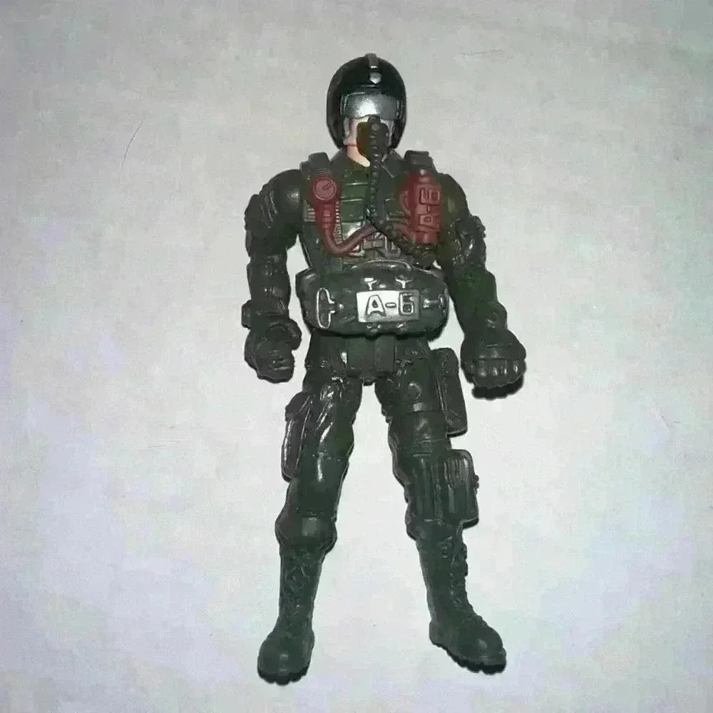 Chap Mei Fighter Pilot Military Soldier Paratrooper 4" Action Figure